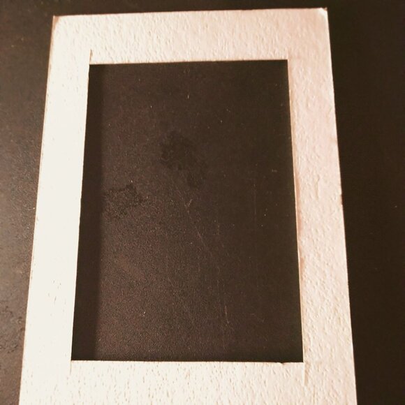 White Photo Mat 5x7 Frame 6x4 Picture Framing Craft Scrapbook Junk Journal - Picture 2 of 3